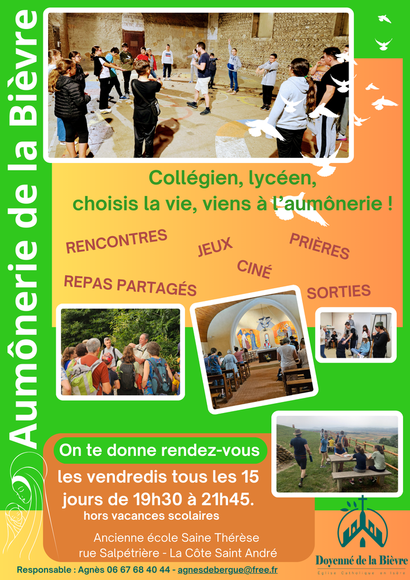 Aumônerie des jeunes Aumônerie des jeunes