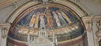 Eglise ste Cecile (mosaique avec le pape Pascal) Eglise ste Cecile (mosaique avec le pape Pascal)